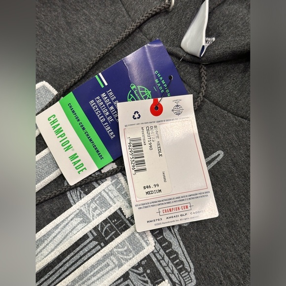 Vintage Champion Space Needle Hooded Sweatshirt - Seattle, Washington - Picture 3 of 6